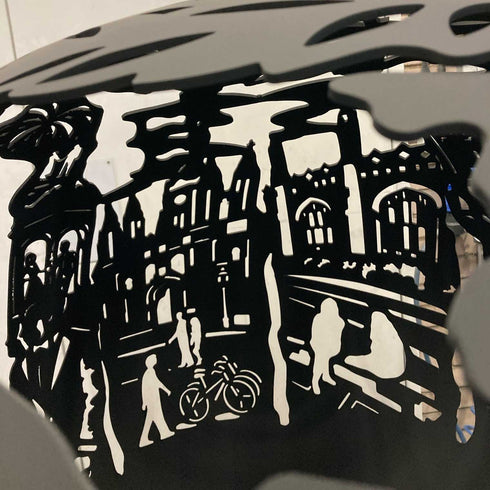 Bespoke Spherical Fire Pit CAMBRIDGE